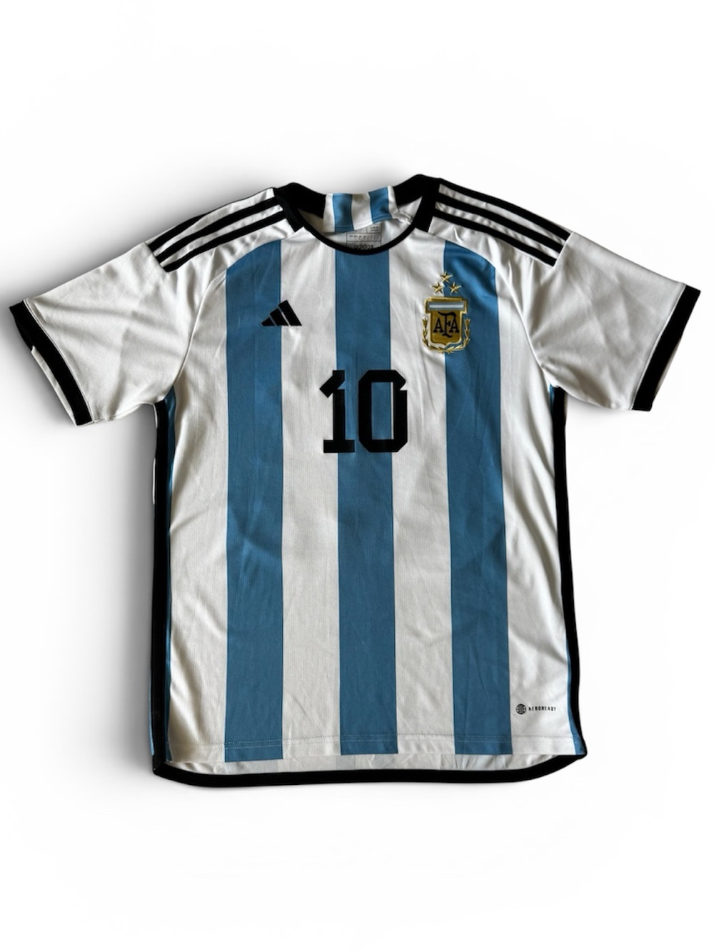 Argentina 3 Stars World Cup Jersey MESSI #10
